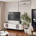 Apartment Interior with Wooden Floor Sofa Coffee Table and Floor to Ceiling Windows