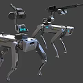 Intelligent Machines Robotic Quadruped Dogs With Mechanical Legs And Sensor Cameras