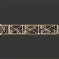 Iron frame large iron frame iron frame house factory industrial iron frame iron ladder rigid ladder work frame rigid scaffold 3d model