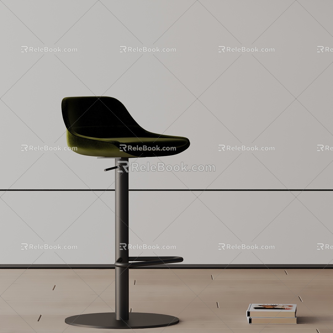 Modern Bar Chair 3d model