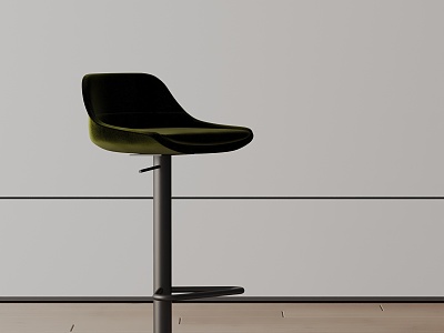 Modern Bar Chair 3d model