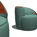 Modern Single Sofa Fabric Single Sofa 3d model