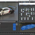 White Race Car With Number 62 Sleek Design Rear Wing And Manthey Sponsorship
