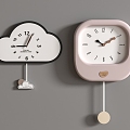 modern wall clock combination clock clock clock wall clock 3d model