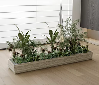 Modern Landscape Bonsai Green Plant 3d model