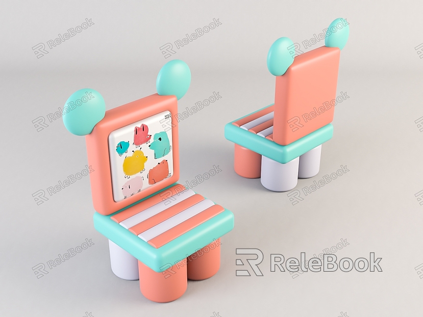 Modern Children's Chair Home Chair model