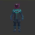 Modern Outdoor Clothing Set With Helmet Backpack Gloves And Boots