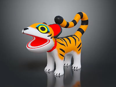 Tiger Tiger Tiger Down Mountain Tiger Siberian Tiger South China Tiger Wild Tiger Tiger Carved Stone Tiger 3d model