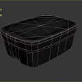 Gray Airtight Sealed Food Storage Container With Lid For Kitchen Household Use