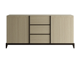 Modern Side Cabinet 3d model