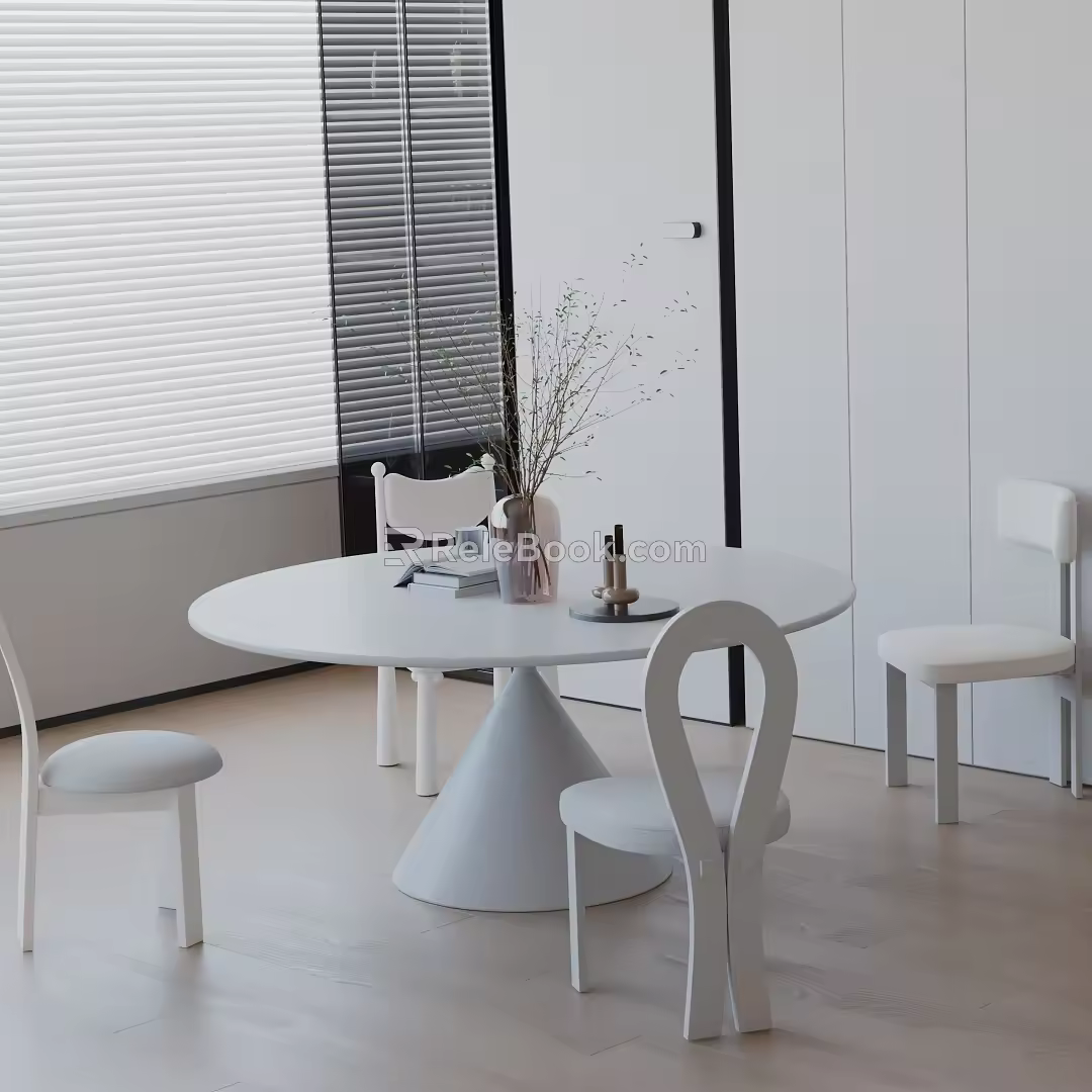 Modern table combination 3d model