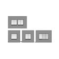 Gray Switch Panels With Various Switch Counts For Home Interior Use