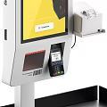 Modern Commercial Self Service Checkout Equipment With Touchscreen Display And Payment Terminal