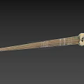 Ancient Sword Cold Weapon Warring States Long Sword Bronze Sword Weapon Ancient Weapon 3d model