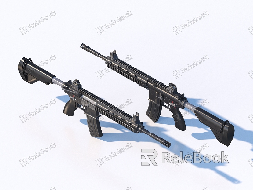 Rifle Weapons Military Supplies model