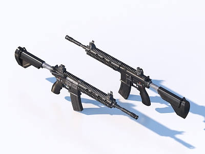 Rifle Weapons Military Supplies 3d model