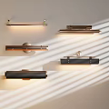 Modern Wall Lights With Sleek Black Design And Warm Illumination For Interior Decor