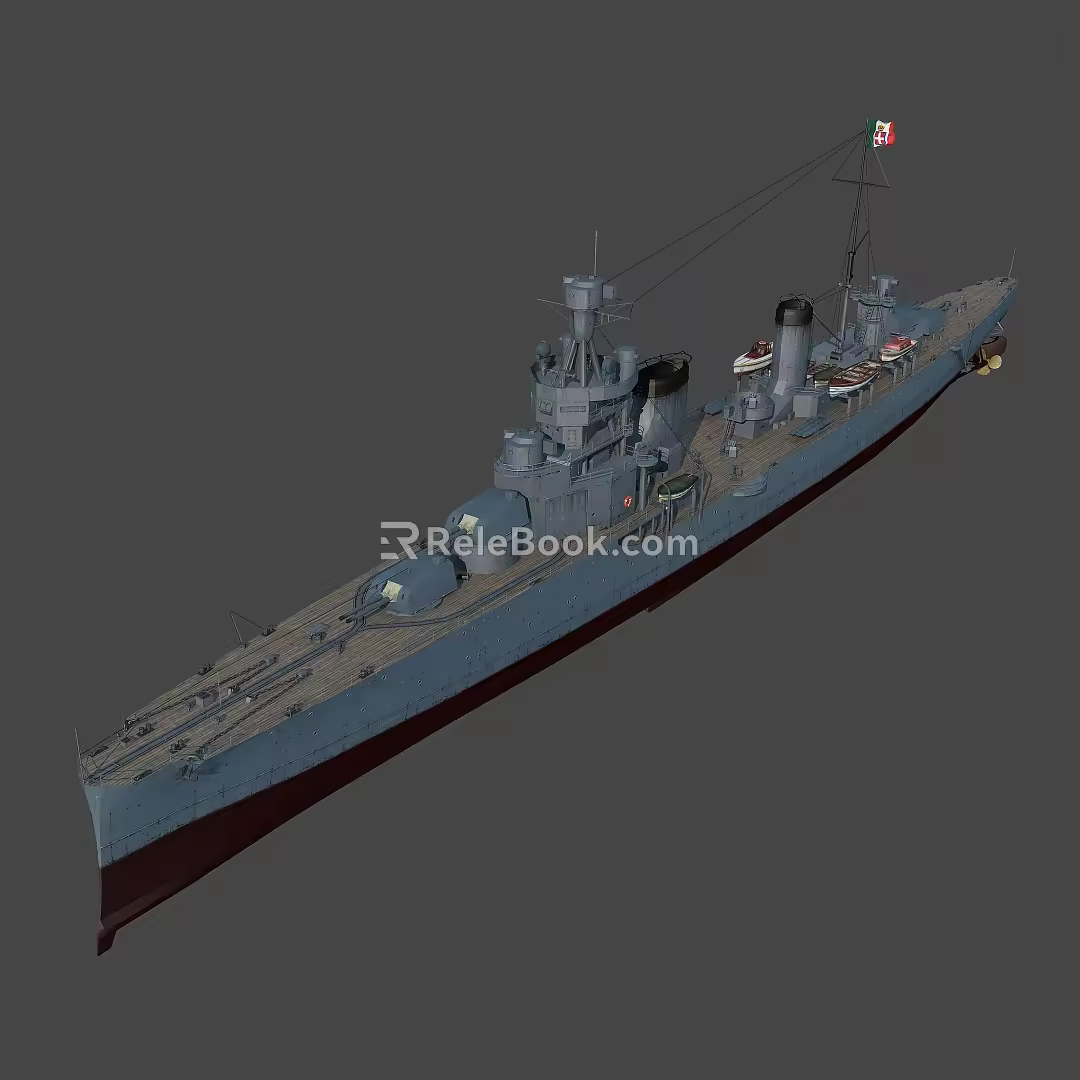 Modern cruiser Gersno cruiser 3d model