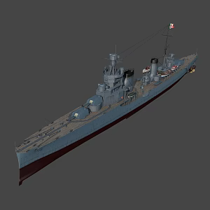 Modern cruiser Gersno cruiser 3d model
