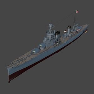 Modern cruiser Gersno cruiser 3d model