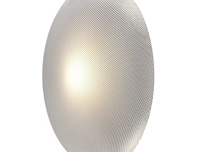 Sleek Modern Wall Light With Mesh Texture And Illuminated Minimalist Design 3d model