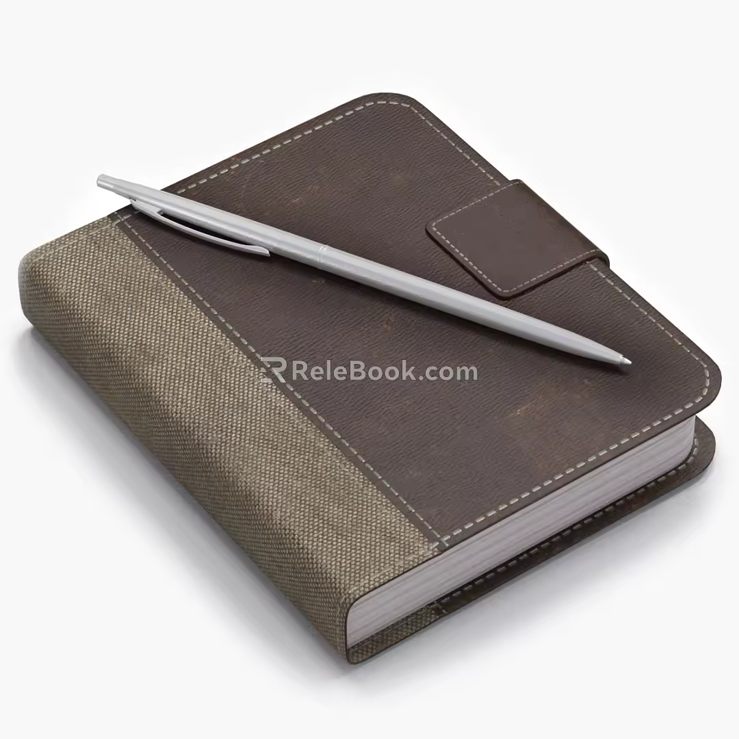 Modern Notebook Notepad 3d model