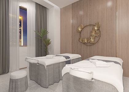 Modern SPA Beauty Salon Room 3d model