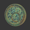 Modern pendulum clock astronomical pendulum clock astronomical clock magnus instrument panel 3d model