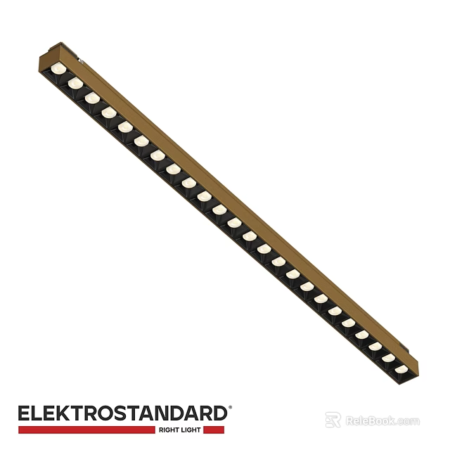 Linear Recessed LED Downlights Spotlights With Multiple Bulbs For Ceiling Indoor Lighting 3d model 