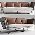 Modern Multi-Person Sofa Double Sofa People Sofa Three-Person Sofa 3d model