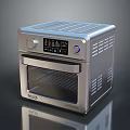 BELLA Silver Mini Computer Host With Metal Shell Display Screen And Transparent Panel