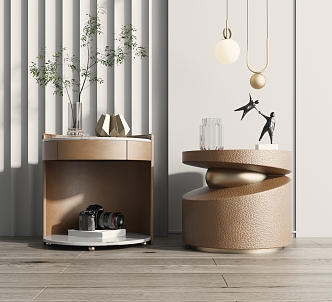 Modern bedside table 3d model