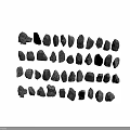 Natural Textured Rockery Stones For Garden Landscaping And Decorative Projects