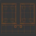 Elegant Decorative Ornament Set Featuring Wooden Wall Metal Frame And Floor Indicator Design