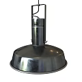 Industrial Metal Pendant Light with Large Dome Shade Vintage Hanging Lighting Fixture