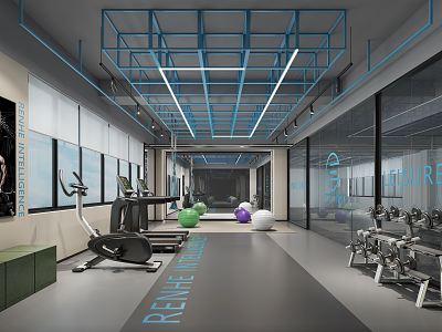 INDUSTRIAL LOFT GYM model