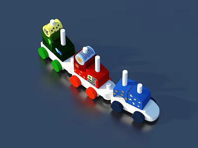 Car cartoon toy sketch 3d model Car cartoon toy sketch 3d model