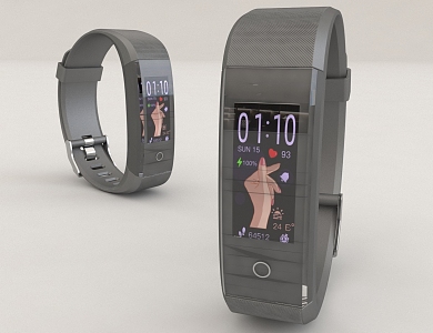 Smart bracelet watch accessories 3d model