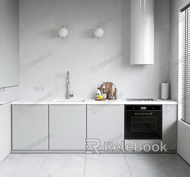 Apartment Kitchen Modern Kitchen model