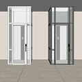 Modern Elevator Home Elevator 3d model