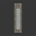 Silver Train Model on Railway Track with Multiple Windows Front View Dark Background