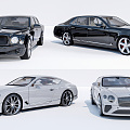 Modern cars, cars, vehicles, vehicles 3d model