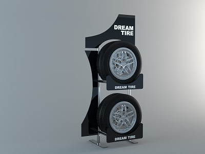 Tire rack 3d model