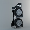 Tire rack 3d model