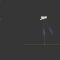Fierce Sci Fi Creature Character 3D Model With Muscular Body And Spiked Appendages