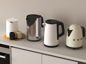 Modern Electric Kettle Electric Kettle Tea Kettle Appliances 3d model