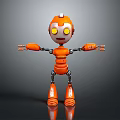 Modern Robot Assistant Small Robot Butler 3d model
