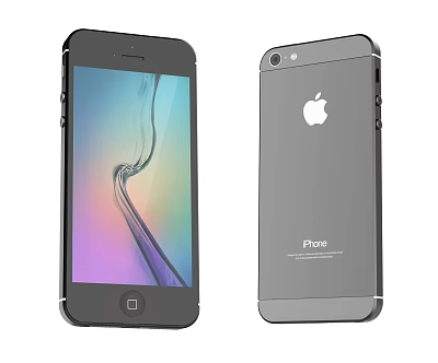 Modern mobile phone Apple 3d model Modern mobile phone Apple 3d model