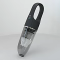 Portable Handheld Vacuum Cleaner With Modern Black Transparent Design For Efficient Household Cleaning