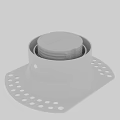 Modern White Downlight Spotlight With Decorative Perforated Trim Ceiling Design